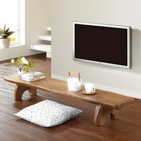 [마루엔개비] 행복한 통원목 자연테이블 화분대,선반_120사이즈