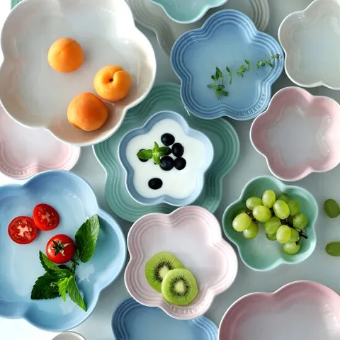 [르크루제] 플라워 접시 14cm (색상선택)