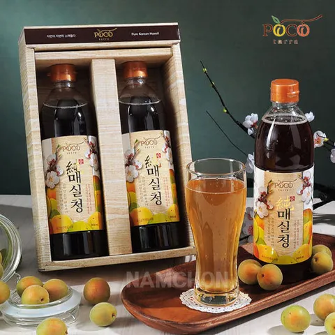 황매실로 숙성시킨 순매실청 (900ml x 2입) 선물세트