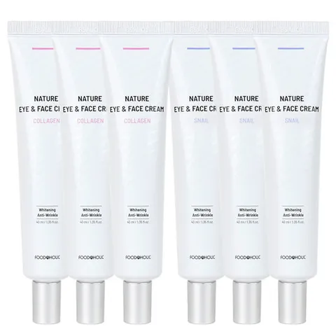 (3개)푸드어홀릭 아이 앤 페이스 아이크림 40ml /콜라겐 스네일