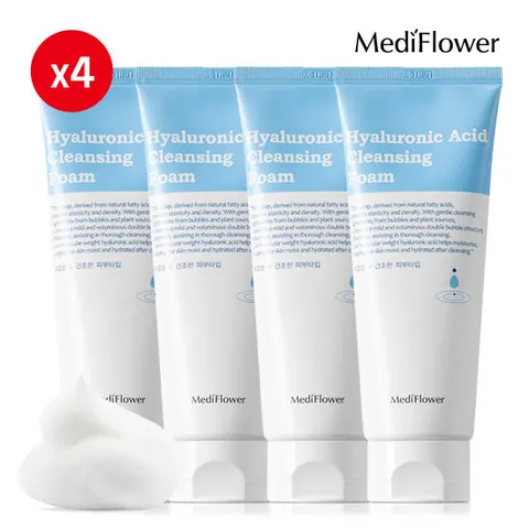[메디플라워] 히알루론산 클렌징폼 150mlx4