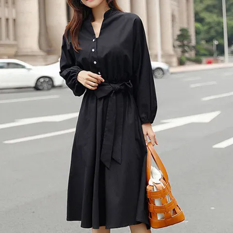 슬림 가오리 원피스 빅사이즈 여성의류 임부복 3826