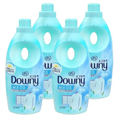 다우니 초고농축 섬유유연제 엑스퍼트 실내건조 1L x4개