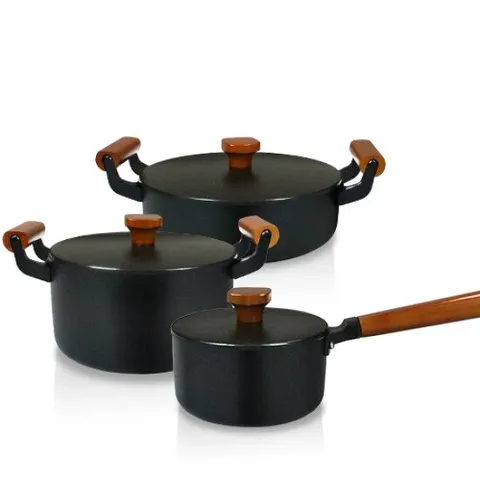 엔젤쿡 무쇠 IH 3냄비 3종 세트