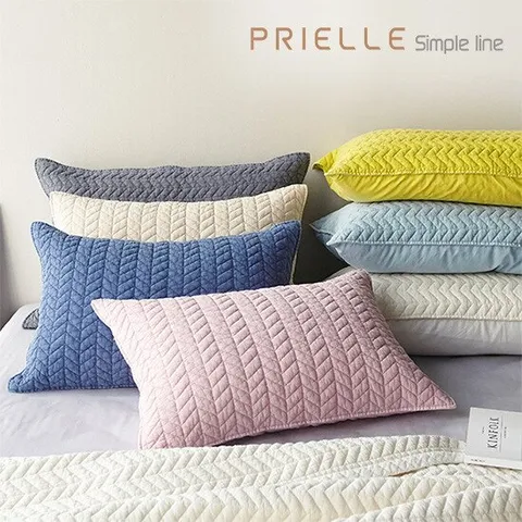 [체험특가][쁘리엘르] 피그먼트 베개커버 40x60 4종택1