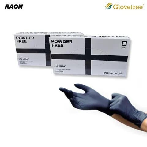 글러브트리 니트릴장갑 블랙 S 100매 라텍스/요리/위생/산업