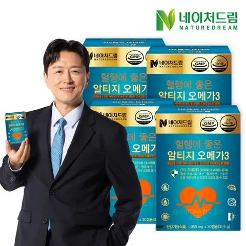 네이처드림 알티지 오메가3 30캡슐 x 4박스