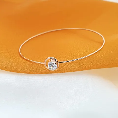 [현골드앤실버]14k 원큐 뱅글 팔찌