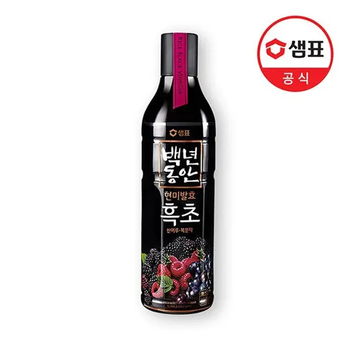 샘표 백년동안 흑초 산머루 복분자 900ml