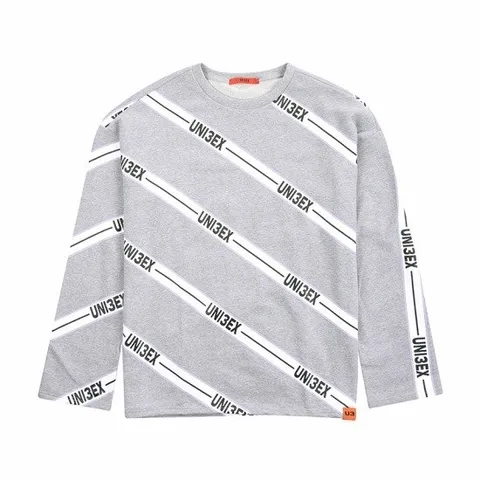 [카이아크만][카이아크만] 사선테이핑배색 티셔츠(UQATS549U0_GY