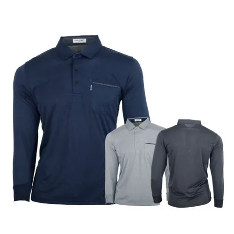 [파크타운골프]파크타운 남성 카라 배색 긴팔 티셔츠 CTPT2066