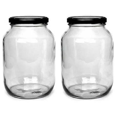 국내산 삼광유리병 높은병2000g 블랙 2개세트