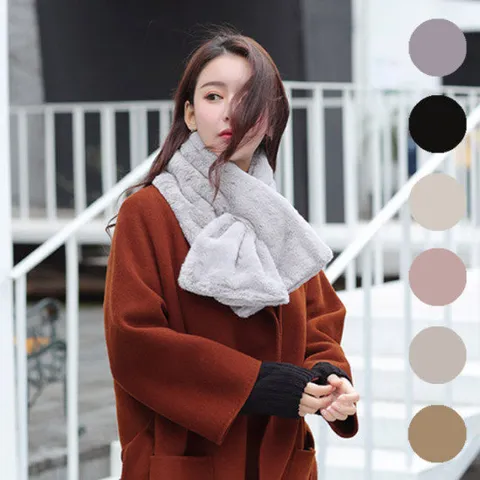 페이크퍼 워머 목도리