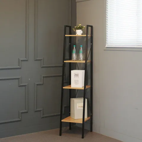 이지심플 우드중형선반  사다리선반