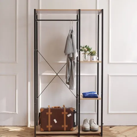 이지심플 90행거 이동식행거 철재행거 옷걸이