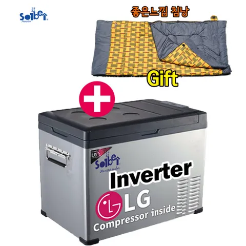 32주년특가+선물/차량용 인버터냉장냉동고 알파고LG콤프40L+가방