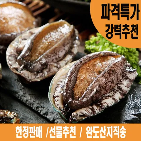 해신수산 완도활전복 大 9-10마리 670g 마리당70g내외