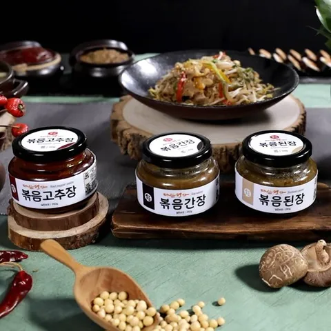 다산명가 볶음장 세트(고추장+된장+간장)