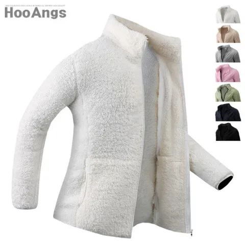 [후앙스] 베이직 남녀공용 보아털 후리스집업 SBJP3032