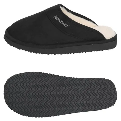 [낫소]낫소비니 방한 슬리퍼 블랙