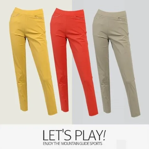 [엑슘][마운틴가이드]여름 등산복/스판바지/국내산 여성 베이직