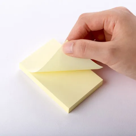 단순생활 점착 메모지 51X76 노랑