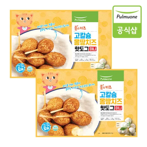 [풀무원] 몽땅 치즈 핫도그 미니X2봉