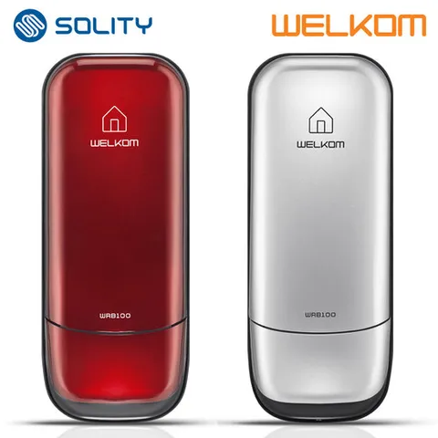 솔리티 웰콤 디지털도어록 WRB100 번호키전용 0초즉시잠금 내부이중잠금 허수기능 고온감지 스마트라이팅 전기충격무력화 강력한내구성 현관번호키 현관문 디지털도어락