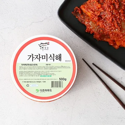 속초에서 만든 좁쌀 넣은 가자미식해 500g