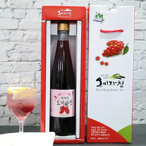 가야산 고랭지 오미자청 선물용 500ml