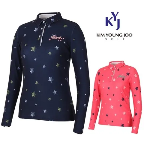 [김영주골프][김영주골프 KYJ골프] 가을 여성골프티셔츠 GIFLTS4