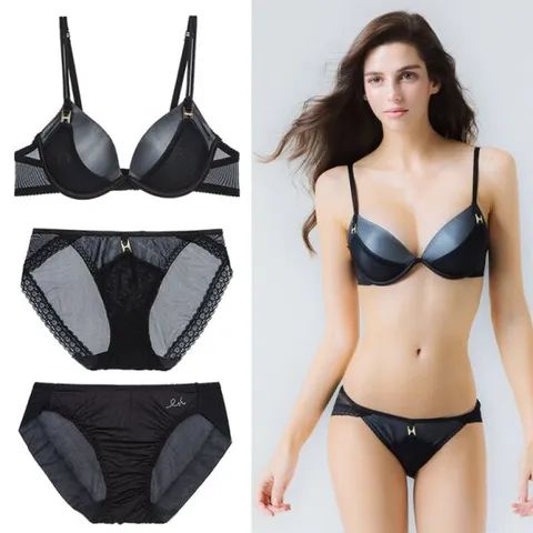 마리엔코 베일리블랙 3종 홈쇼핑속옷 브라팬티세트