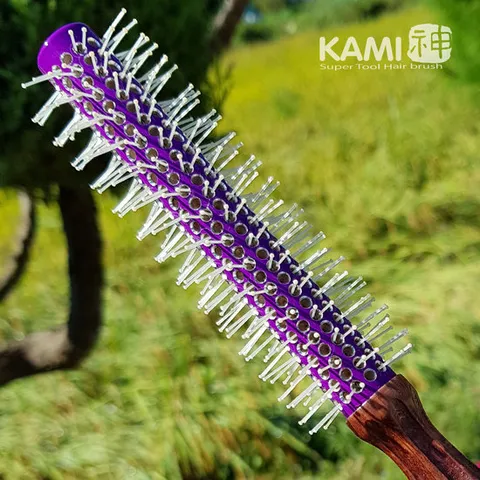 카미 세라믹 가시롤 볼륨브러쉬 3호 전문가용 헤어 드라이롤빗