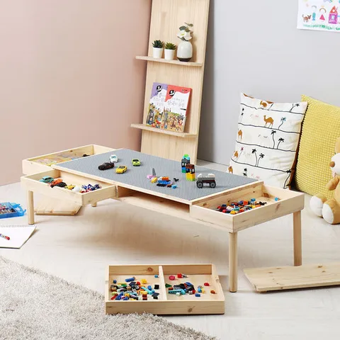 포메리트 엘리아 블록 테이블 1200 + 호환블럭판 2p