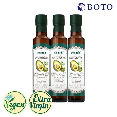 보뚜 아후카틀 엑스트라버진 아보카도오일 250ml x 3병