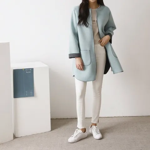 여성 보브네오 자켓 아우터 정장 하객 미시옷