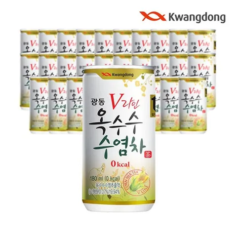 광동 V라인 옥수수수염차 180ml x30캔