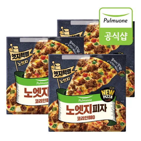 [풀무원] 노엣지피자코리안 BBQ 3판