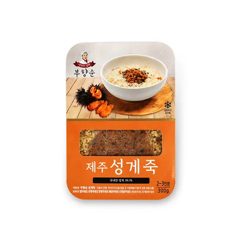 부향순 제주 성게죽 (300g/2-3인분/냉동)