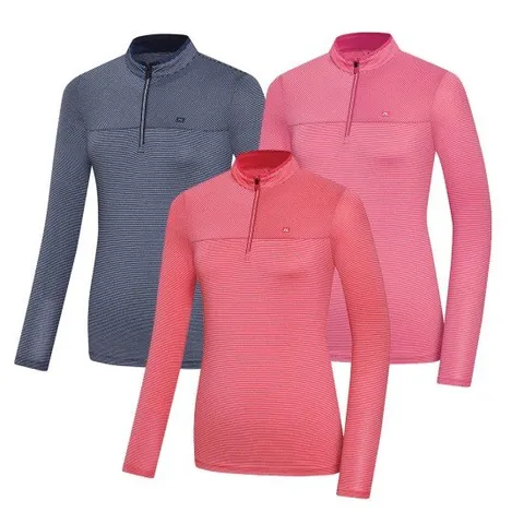 콜핑 여성 하이쿨 흡습속건 등산 긴팔 반집업 티셔츠 GS