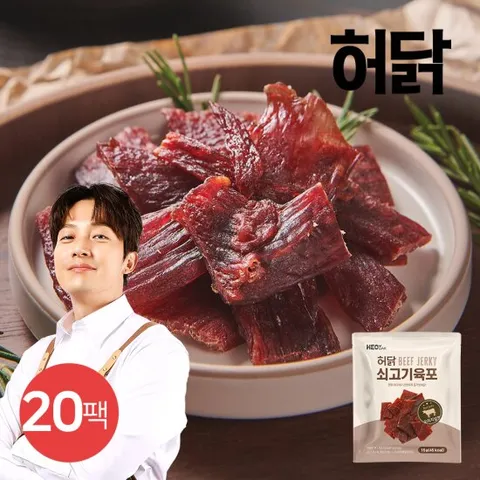 [허닭] 쇠고기 육포 오리지널 15g 20팩