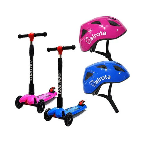 발로타 어린이 접이식 킥보드 + 헬멧 세트 퀵보드 씽씽이