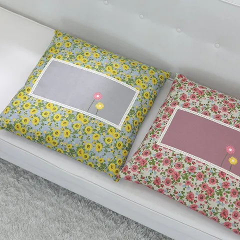 이솔홈 야생화 고급방석 솜포함 사무실방석 의자방석