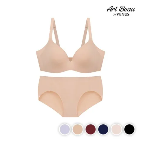 비너스 아르보 노와이어 누디 보정 브라팬티 세트(SSET187)