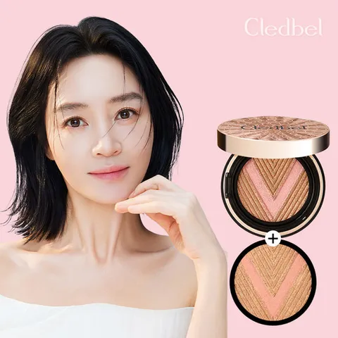 끌레드벨 글로우파워리프트V쿠션 골드 21호 본품+리필