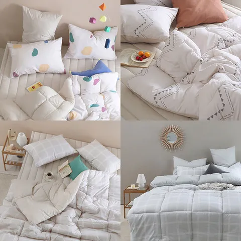 먼지없는! 스무스 순면 시리즈 차렵이불(Q) 4종 택1