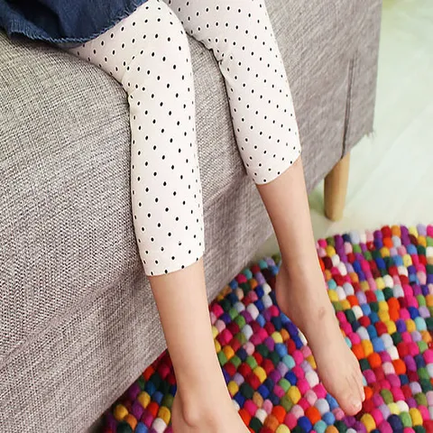 [키즈노리] 새실로도트 7부 아동레깅스/유아/여아/아동/쫄바지