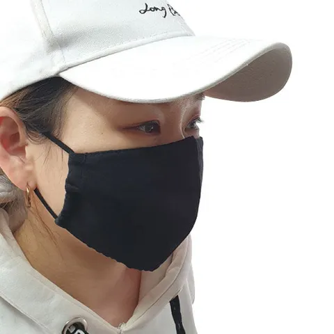 남여공용 입체면마스크 블랙마스크