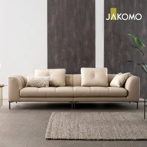 [자코모]로랑 3.5인 천연면피 소가죽 소파