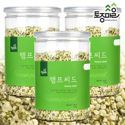 [토종마을]캐나다산 햄프시드 (대마씨)300g X 3통